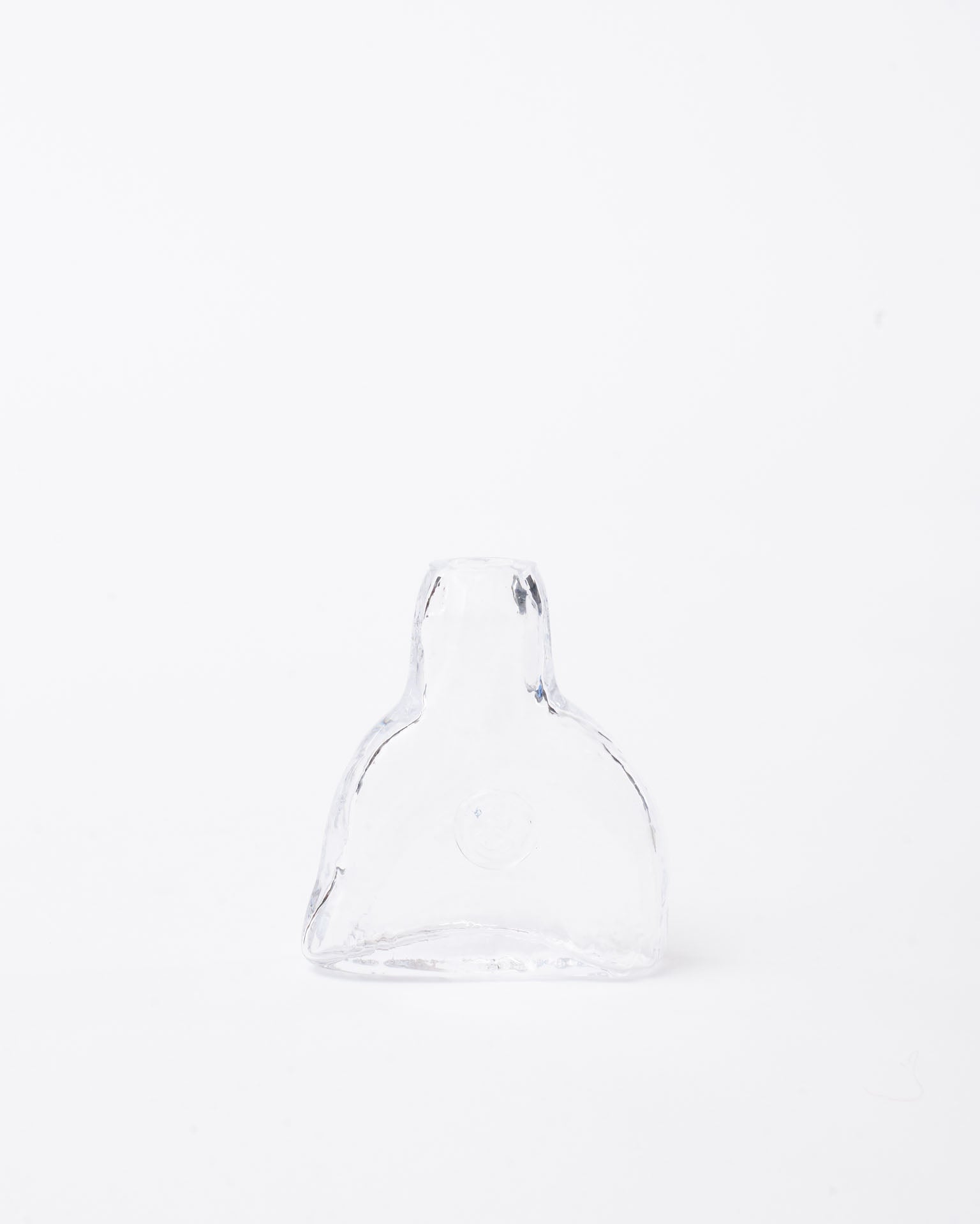 Modern small vase in white background